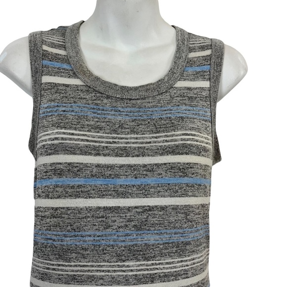 PHILOSOPHY Striped Y2K Tank Midi Stretch Knit 90's Inspired Casual Dress sz XS - Picture 2 of 16